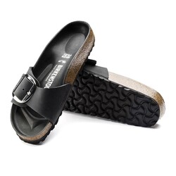 1006523 Birkenstock Madrid Big Buckle Kadın Günlük Terlik - Thumbnail