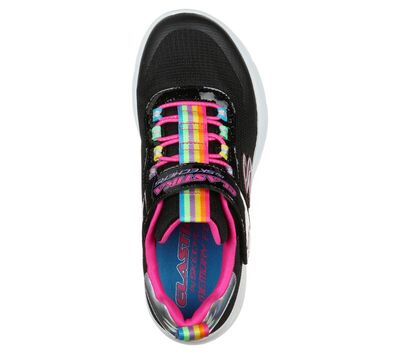 Skechers 302464L-BKM Dynamight Rainbow Çocuk Spor Ayakkabı - 4