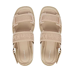 Calvin Klein HW02872-PDT SQ Molded Kadın Sandalet - 4