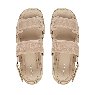 Calvin Klein HW02872-PDT SQ Molded Kadın Sandalet - 4
