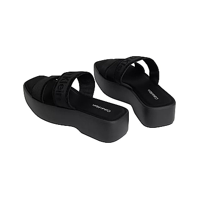 Calvin Klein HW02878-0GJ Flatform Webbing Kadın Günlük Terlik - 3