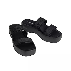 Calvin Klein HW02878-0GJ Flatform Webbing Kadın Günlük Terlik - 2