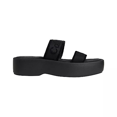 Calvin Klein HW02878-0GJ Flatform Webbing Kadın Günlük Terlik - 1
