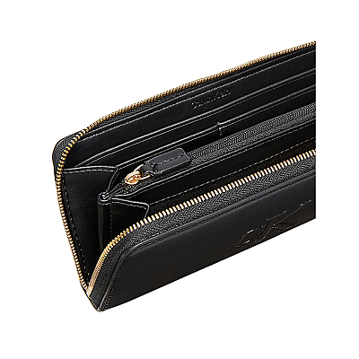 Calvin Klein LV04F1077-UB1  Bold Long Zip Around Kadın Cüzdan - 4